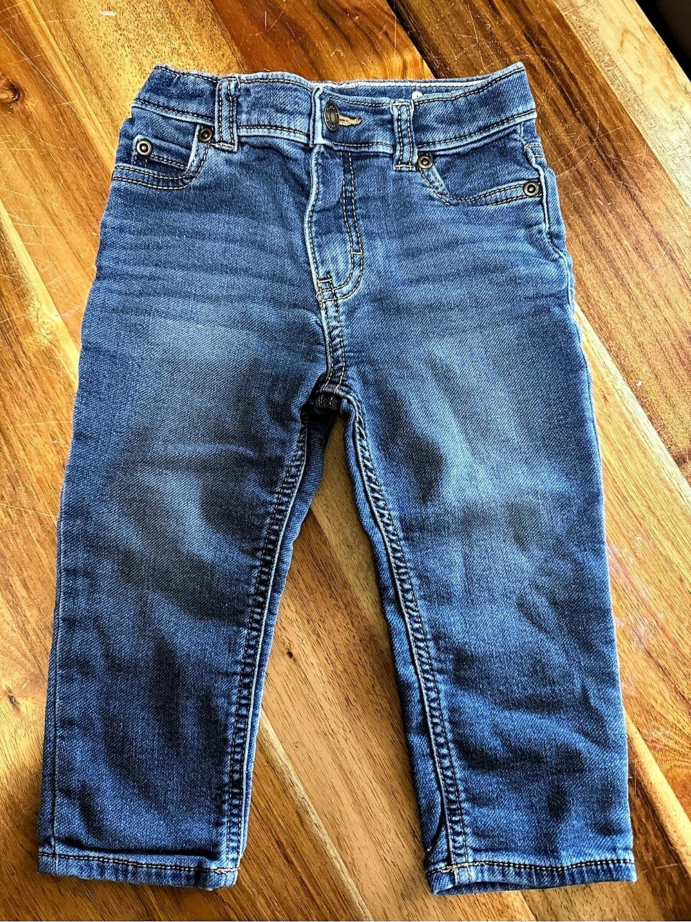 carter's Straight Baby 18M Blue Jeans Like New